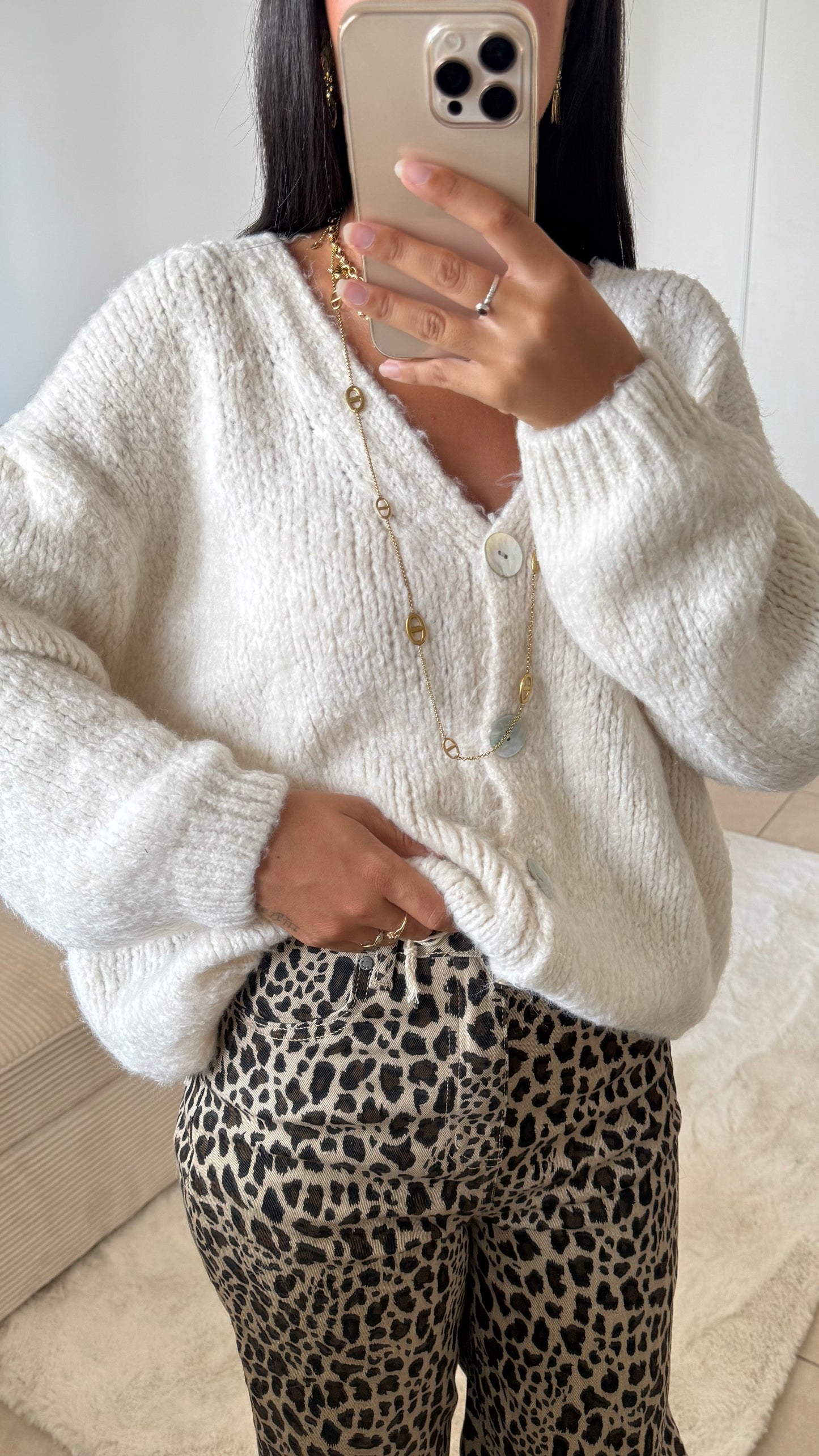 PULL CARLA beige