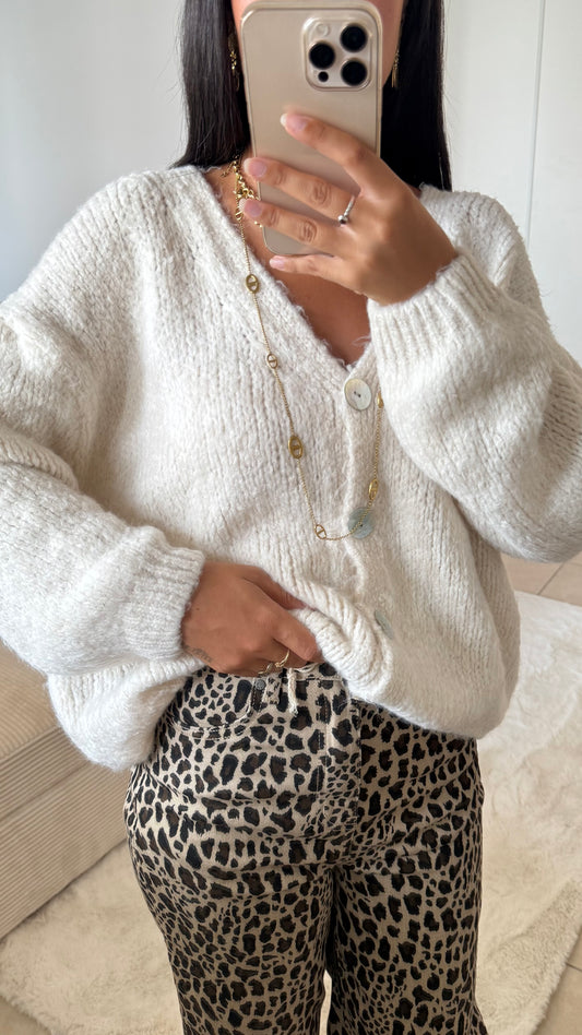 PULL CARLA beige